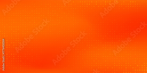Abstract dot halftone orange color pattern gradient texture with technology art