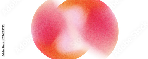 Color gradient, gradation circle, vector grain noise texture holographic blur abstract background. Color watercolor gradient blend mesh of neon iridescent colors gradation