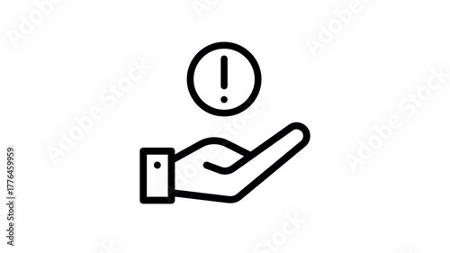 risk animated icon - Motion Graphic Elements for Business ,Presentations and Design