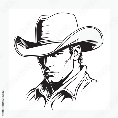 cowboy with hat