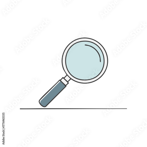 Magnifying Glass Examination Tool for Investigation and Exploration