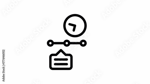 timeline animated icon - Motion Graphic Elements for Business ,Presentations and Design