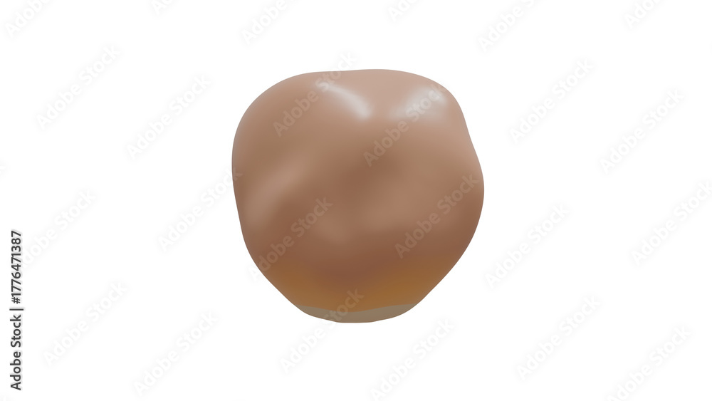 Fototapeta premium Popcorn kernel on transparent background