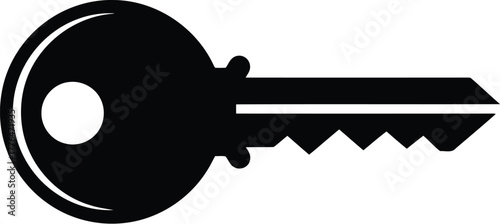 Black key icon security access solution