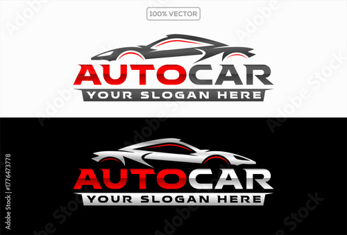 Automotive logo templates collection. Car logo ornament logo vector template