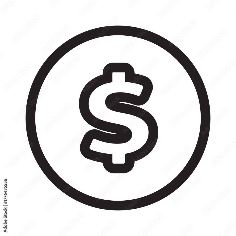 Obraz premium The image showcases a vertical set of financial icons representing concepts such as currency, banking, investment, savings, interest, and financial protection.