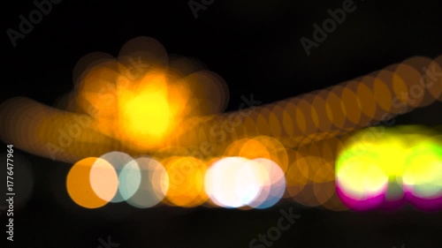 color bokhe lights background.eautiful blurred light bokhe for background material.