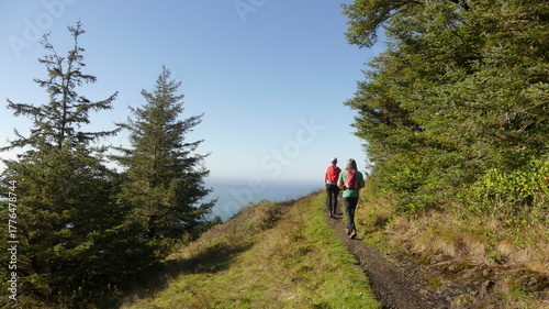 Hiking along the Oregon coast around Cape Perpetua