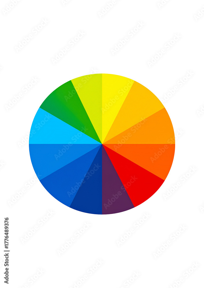 Obraz premium Full color pattern guide