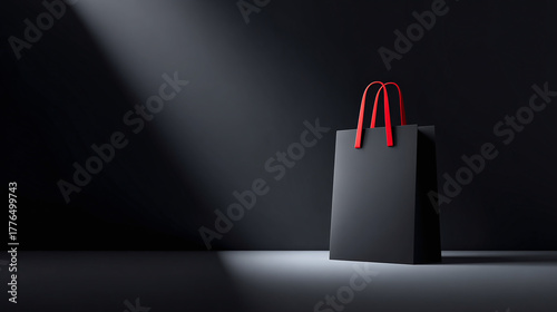 Background of Black Friday Shopping Bag