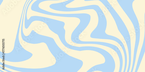 Abstract horizontal background with colorful waves. modern creative trendy design