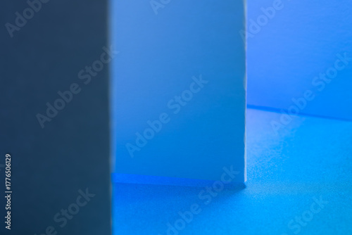 Abstract background showing curved lines creating dynamic shapes and shadows