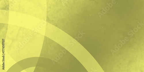 Yellow abstract background with white circle rings in faded distressed vintage grunge texture design. High resolution textured pattern. Abstract modern background design concept for template banner. 