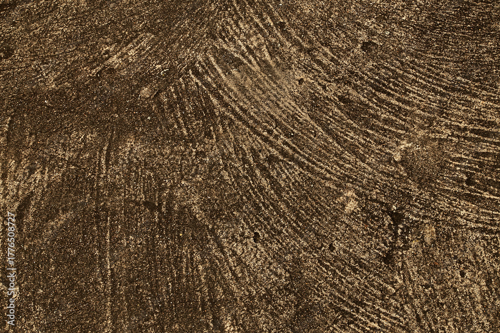 Fototapeta premium Rough concrete foundation with scratches