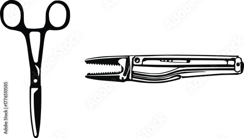 Silhouette illustration of Surgical Equipment & Instruments, Medical Devices, and Hospital Supplies