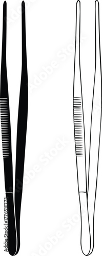 Silhouette illustration of Surgical Equipment & Instruments, Medical Devices, and Hospital Supplies