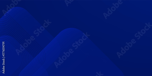 Abstract blue background. Modern simple blue geometric design. Minimal shapes. Suit for booklet, brochure, banner, poster, website, flyer, cover, corporate, backdrop. Vector illustration