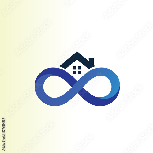 House and Building Logo for Real Estate Company