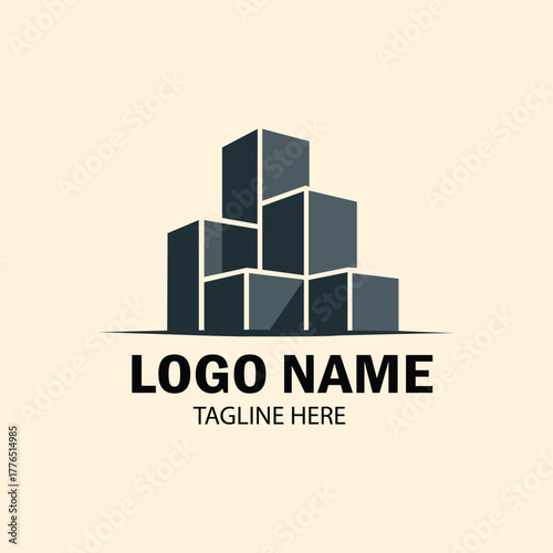 House and Building Logo for Real Estate Company