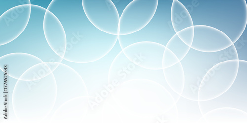 Abstract light blue gradient background and bokeh effect. Blurred water backdrop. Vector illustration design art water nice good efect modern