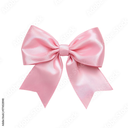 Beautiful Pink Satin Bow Perfect for Gifts and Decorations