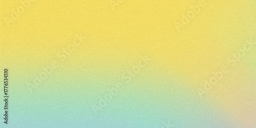 Soft Yellow To Teal Gradient With Subtle Grain Texture green blue