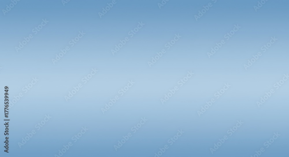 Obraz premium Smooth calming blue gradient background with soft transition effect for versatile design projects