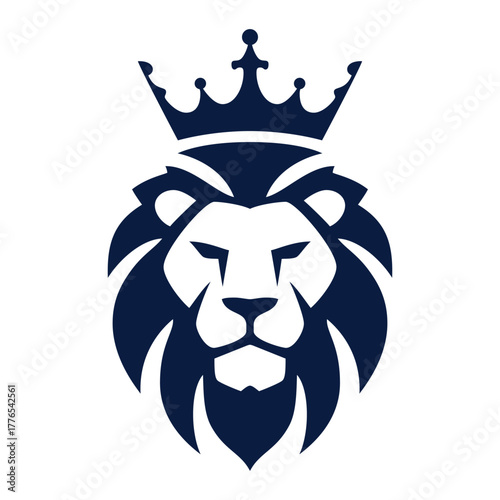 vector illustration of a lion king