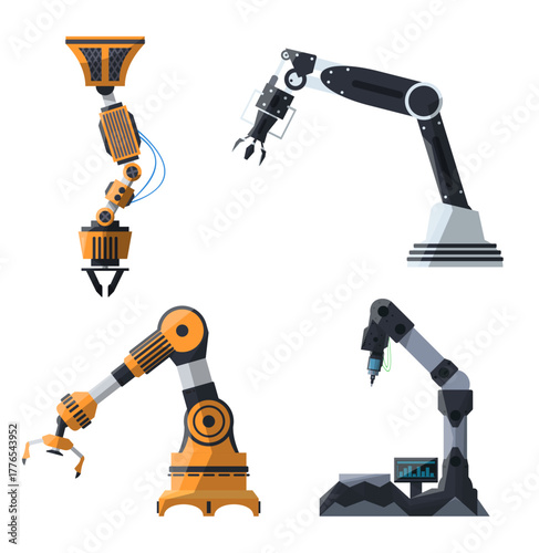 Automation robot arm set