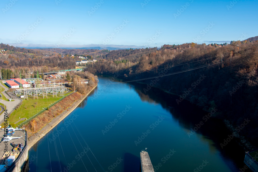 Fototapeta premium San River in Solina - Poland