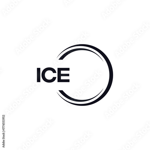 ICE set ,ICE logo. K C A design. White ICE letter. ICE, K C A letter logo design. Initial letter ICE letter logo set, linked circle uppercase monogram logo. K C A letter logo vector design.