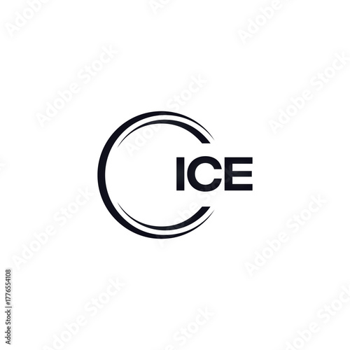 ICE set ,ICE logo. K C A design. White ICE letter. ICE, K C A letter logo design. Initial letter ICE letter logo set, linked circle uppercase monogram logo. K C A letter logo vector design.