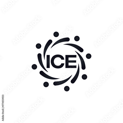 ICE set ,ICE logo. K C A design. White ICE letter. ICE, K C A letter logo design. Initial letter ICE letter logo set, linked circle uppercase monogram logo. K C A letter logo vector design.