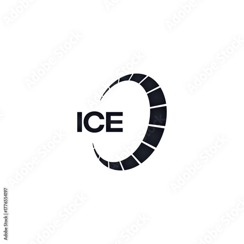 ICE set ,ICE logo. K C A design. White ICE letter. ICE, K C A letter logo design. Initial letter ICE letter logo set, linked circle uppercase monogram logo. K C A letter logo vector design.