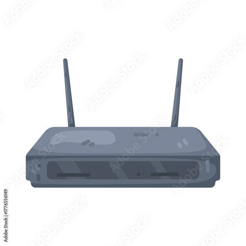 Illustration of Wireless Router