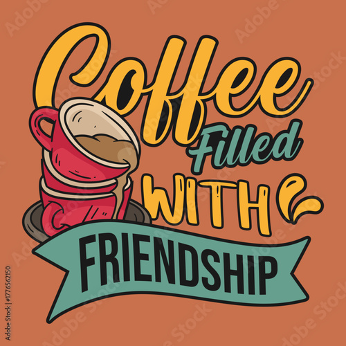 A humorous “Coffee Loading... Please Wait” t-shirt design perfect for coffee lovers, caffeine addicts, or morning mood. Ideal for mugs, stickers, tote bags, Coffee Lover's Tee vector design.