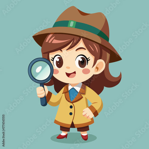 Young Investigator: Magnifying Glass & Clues Search