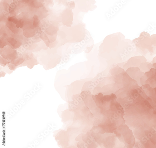 A delicate watercolor background in shades of blush and rose, creating a soft and romantic atmosphere, perfect for adding a touch of elegance