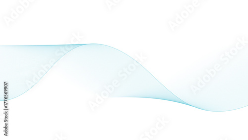 Modern flowing abstract design in light blue for elegant background use