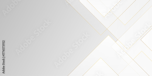 Modern white vector abstract graphic design Banner Pattern background web template. White Grey Line Cut Paper Abstract bg .Suit for business, corporate, institution, party, festive, seminar, and talks
