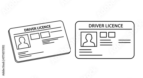 Driver license identity card identification document proof