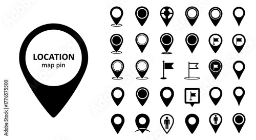 Location pin icons
