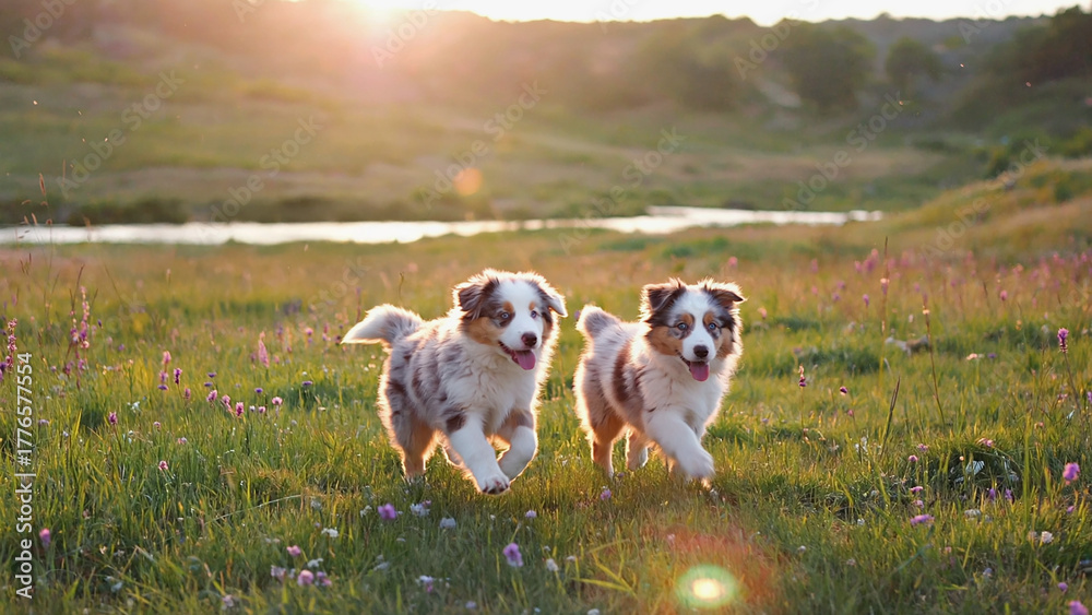 Obraz premium Ai dog , pet, animal, puppy, cute