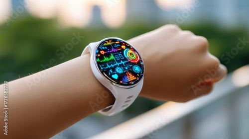 Wearable health device on w...