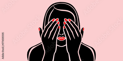 Three stylized male profiles showcasing different beard and haircut styles in black and white design