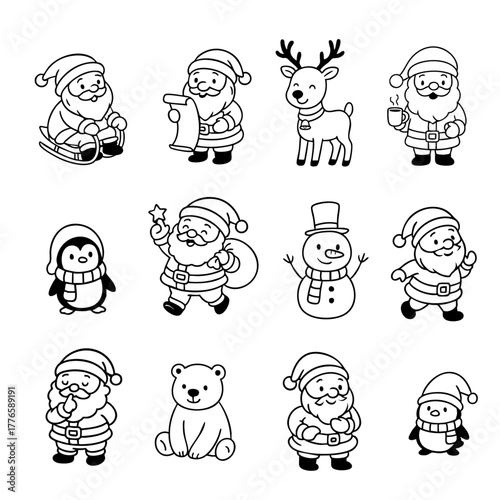 Santa Claus Wichtel Set Weihnachtsmann