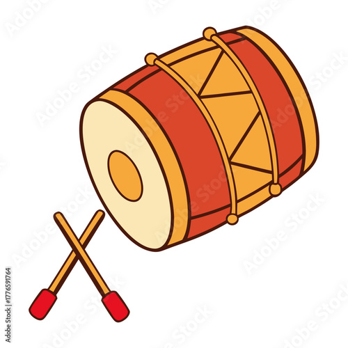 traditional drum used in village festival