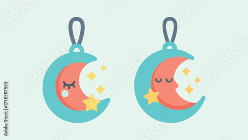 Dreamy Crescent Moon With Peaceful Sleep Themes