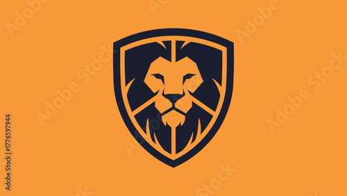 Bold Lion Head Emblem, Powerful Logo Design, Corporate Identity And Creative Business Solutions