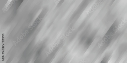 Dynamic diagonal streaks of gray and white create a sense of motion and depth in this abstract blurred background, ideal for technology or industrial themes
